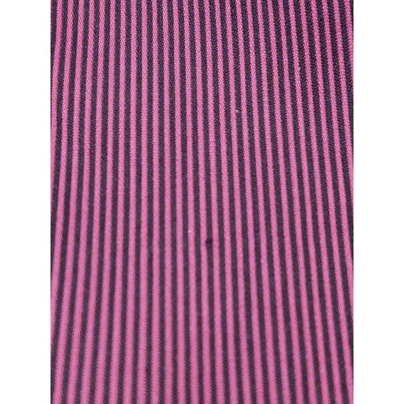 MMXIV Striped Mens 2XLT Shirt Purple Paisley Trim Short Sleeve Button Up Tall - Picture 10 of 10